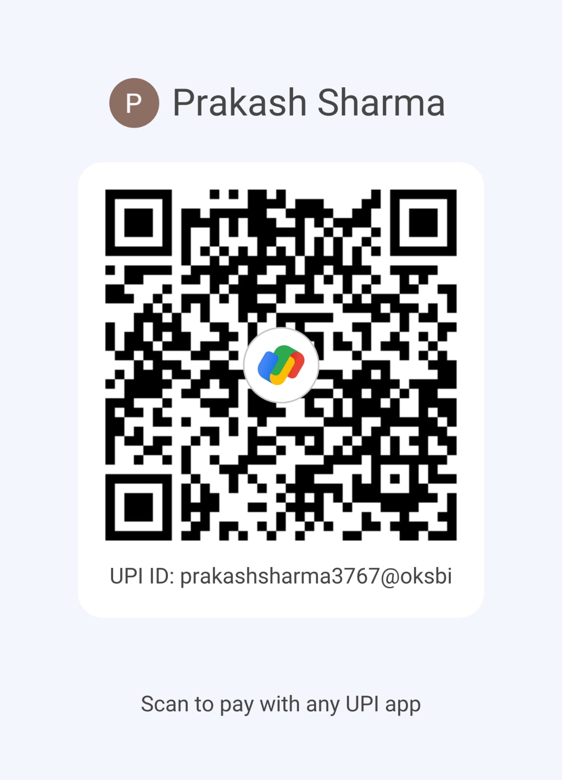 Yogmath UPI QR Code
